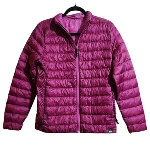 REI Co-op 650 Down Puffer Jacket Girls Size XL (18) Pink Gorpcore Lightweight